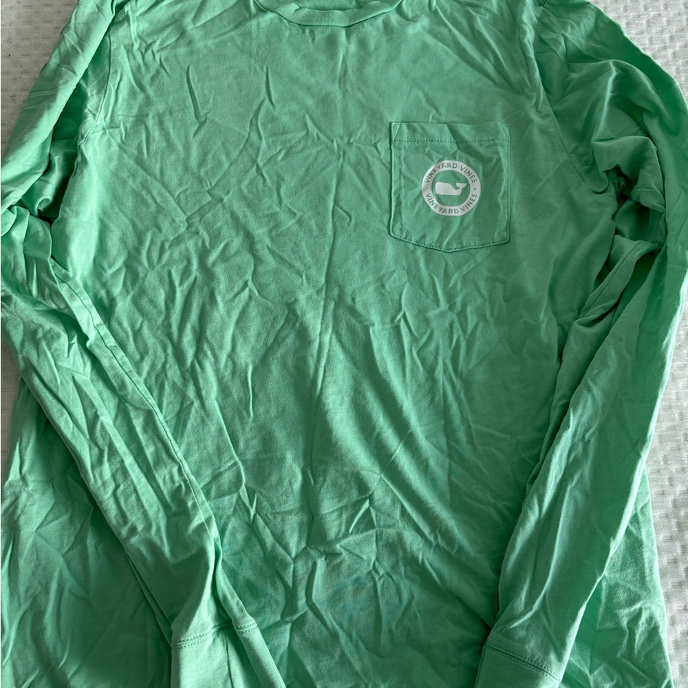 Vineyard Vines Mint Green Long Sleeve Tee